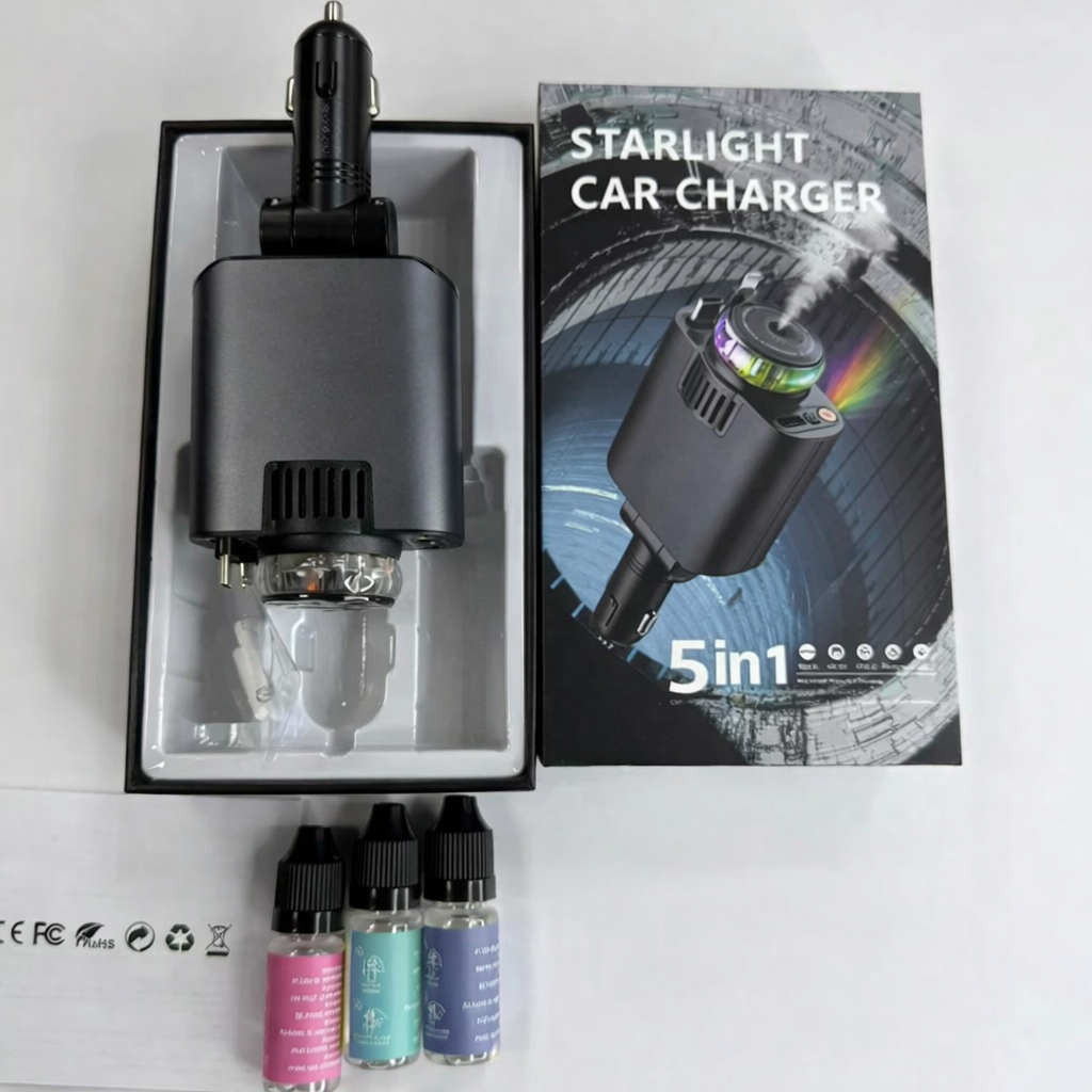 5-in-1 Starlight Car Charger